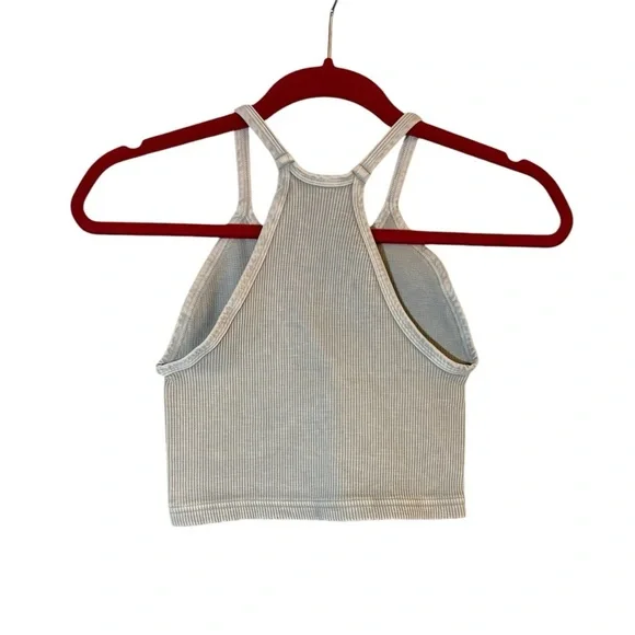 FREE PEOPLE FP MOVEMENT Happiness Runs Crop Tank Stone Eagle XS/S - Picture 6 of 9